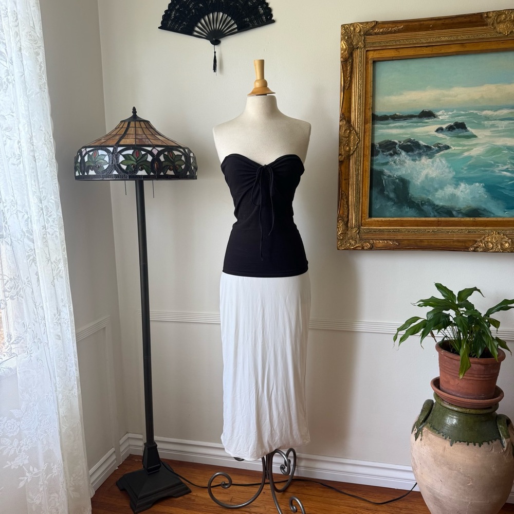 White Midi Skirt